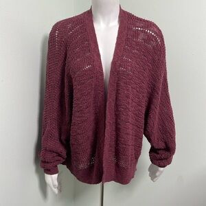 American Eagle Outfitters Blush Pink Knit Slouchy Grannycore Cardigan Medium